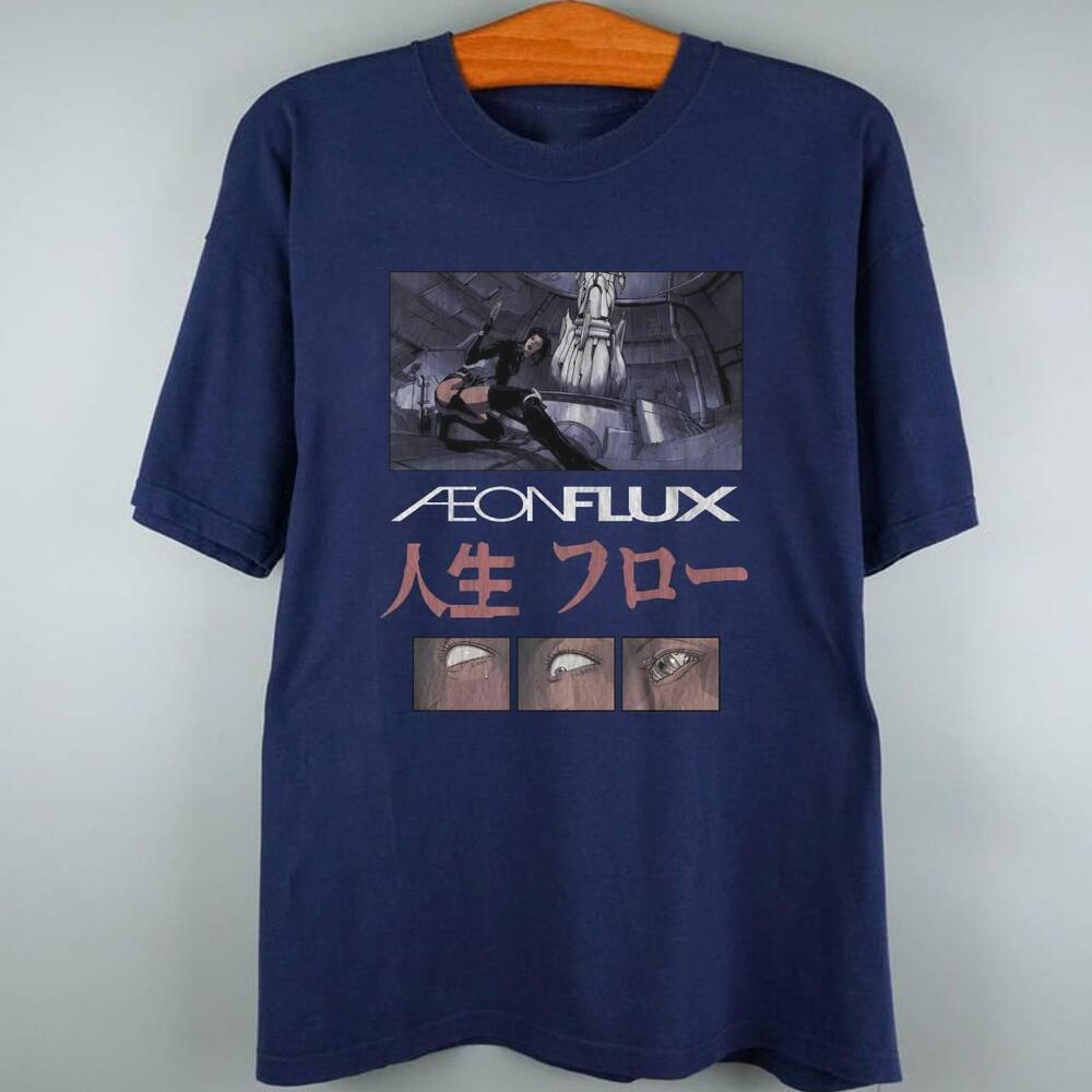 Style Aeon Flux Navy Graphic Tee